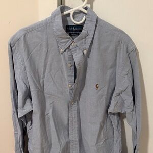 Ralph Lauren Men's Sky Blue Button Down Shirt